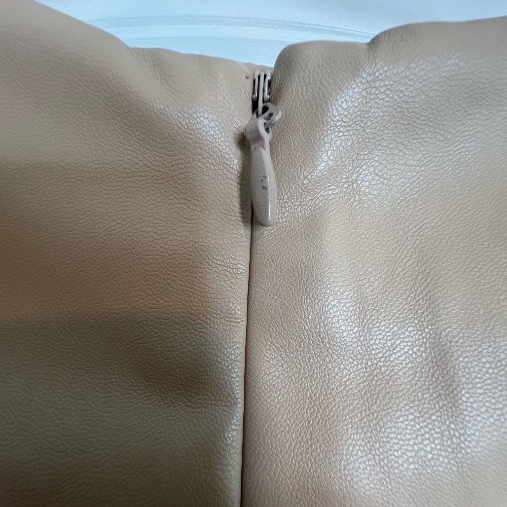 Fashion Nova Still Into Me Faux Leather Pants‎ Camel Combo. Size 2XL. - Picture 11 of 15